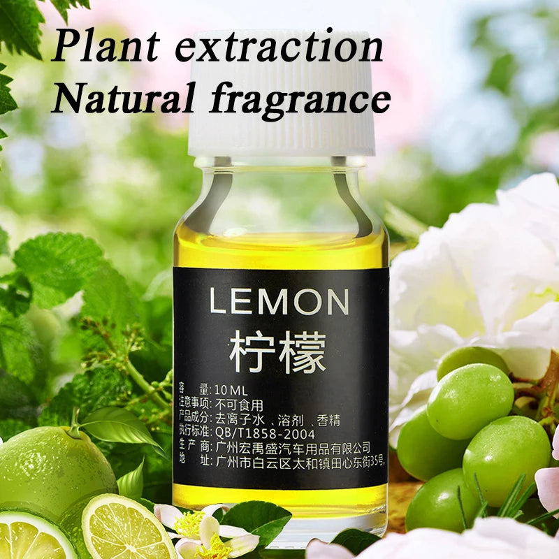 10ml Air Freshener Car Perfume Refill Natural Plant Essential Oil