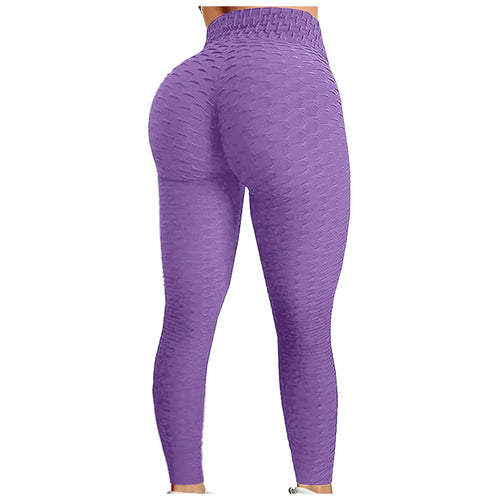 Women's Bubble Hip Lifting ExerciseYoga Pants Women Fitness Running