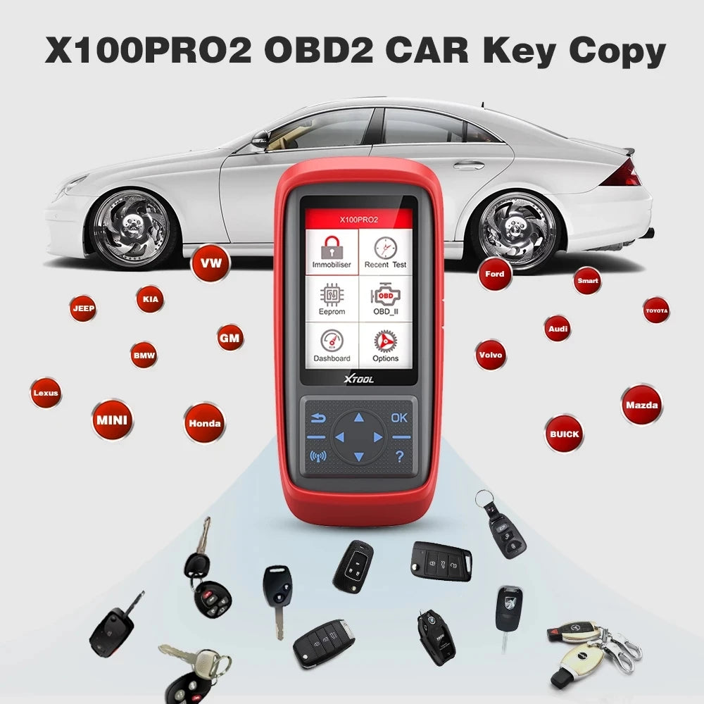 XTOOL X100 Pro2 Auto Key Programmer with EEPROM Adapter