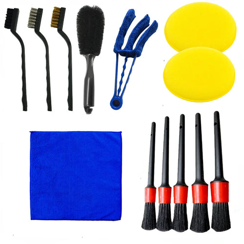 13Pcs Car Detailing Brush Set The Ultimate Auto Cleaning Kit for Vents