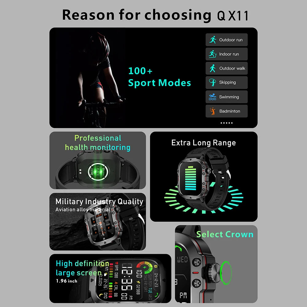 New Smart Watch For Men Women Bluetooth Call Heart Rate Sleep