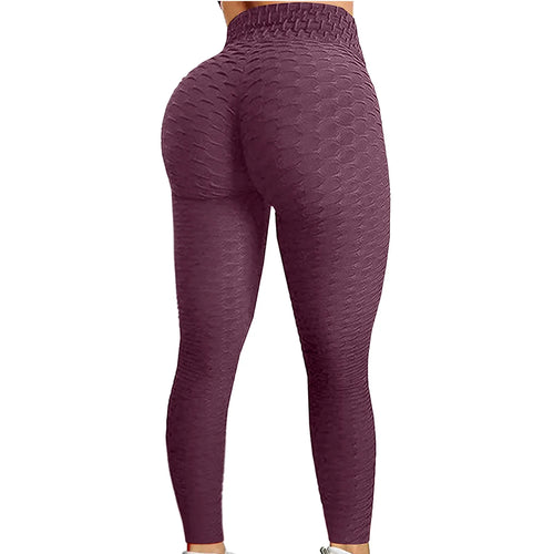 Women's Bubble Hip Lifting ExerciseYoga Pants Women Fitness Running