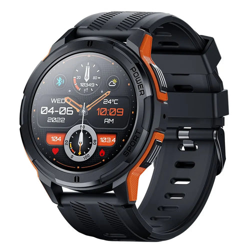 Skmei 1.43 Inch Amoled 1atm Waterproof Pedometer Smartwatch Heart Rate