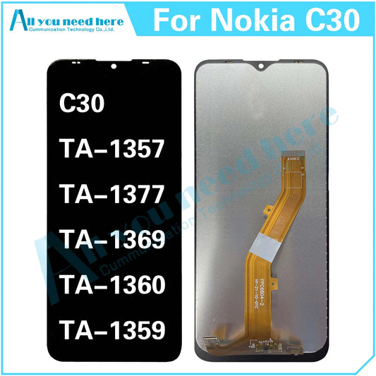 100% Test For Nokia C30 TA-1357 TA-1377 TA-1369 TA-1360 TA-1359 LCD