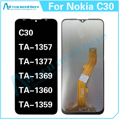 100% Test For Nokia C30 TA-1357 TA-1377 TA-1369 TA-1360 TA-1359 LCD