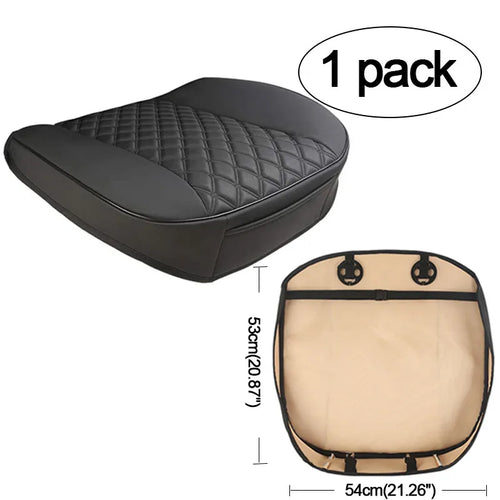 SEAMETAL Car Seat Cover PU Leather Auto Car Chair Covers Automobiles