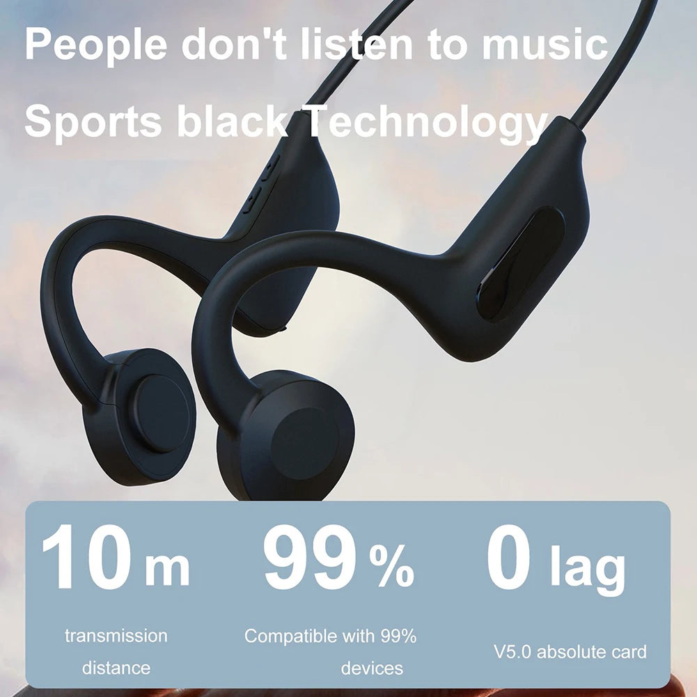 YYK-Q33 Bone Conduction Translation Earbuds 144 Languages Bluetooth