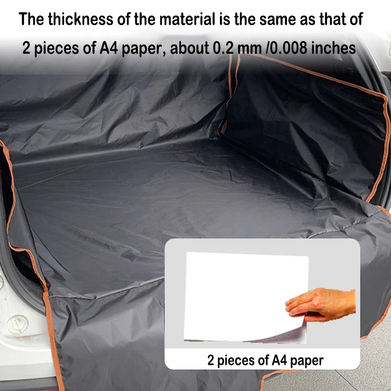 SUV Cargo Liner - Waterproof Trunk Seat Cover for Back Cargo Area,