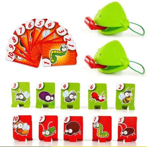 Funny Lizards Mask Toy Frog Tongue-Sticking TikTok Same Two-player
