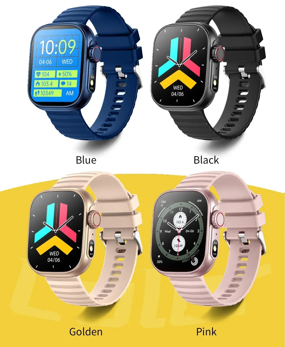 Xiaomi Call Smart Watch Women Custom Dial Smartwatch Waterproof Body