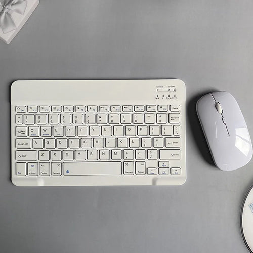 Rechargeable Tablet Wireless Bluetooth Keyboard Mouse Set For Laptop