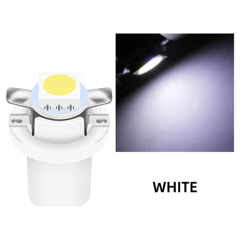 10Pcs T5 B8.5d LED 5050 SMD Led Bulb Car Interior Instrument Light