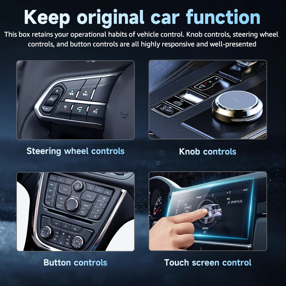 Xiaomi Android Auto Wireless Carplay Adapter 2in1 Wireless Play&Plug