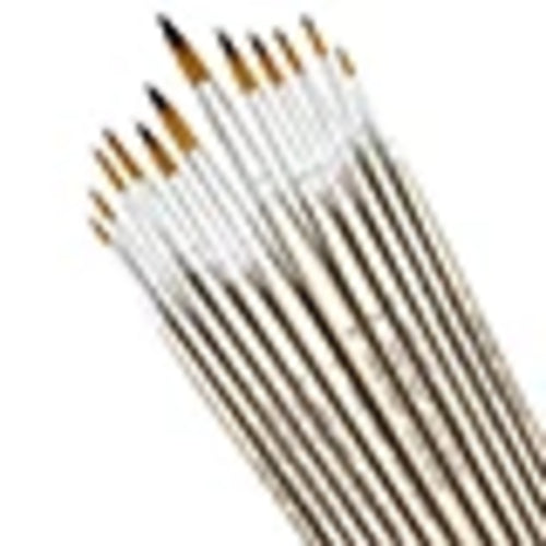 12pcs Paint Brushes Set Professional Paint Brush Round Pointed Tip