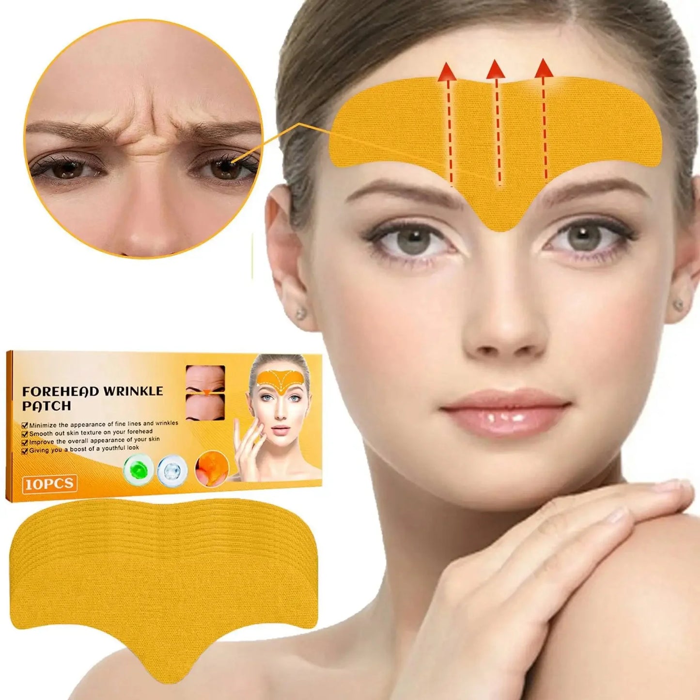 【Hot sales】10pcsWrinkle Patch Face Wrinkle Patch Lift Face Firming