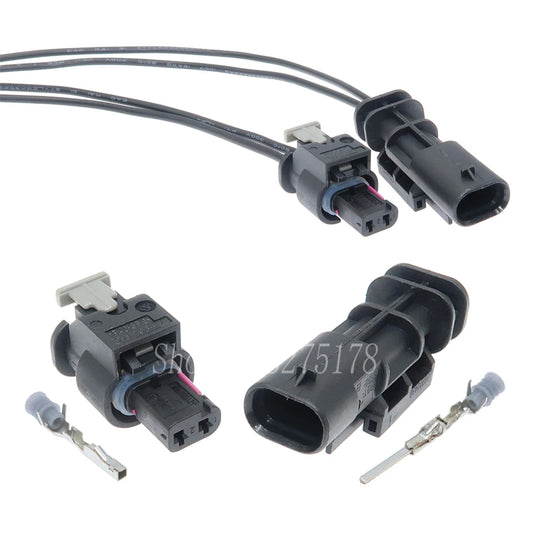 1 Set 2 Pin 1-1718643-1 1-1703498-4 4F0973702 1-1703498-3 Automobile