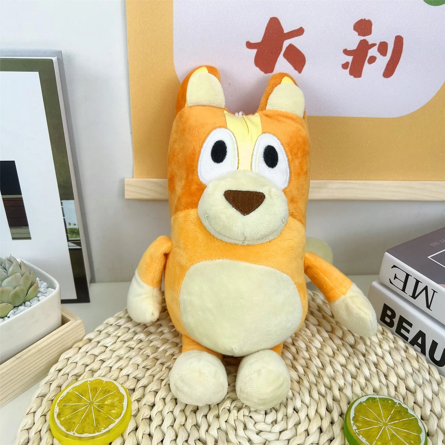 17/28cm Bluey & Bingo Family Plush Toys - Cartoon Dog Stuffed Animals,