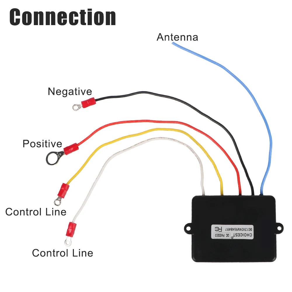 12V Trailer Winch Remote Control System Switch Controller For Jeep Off
