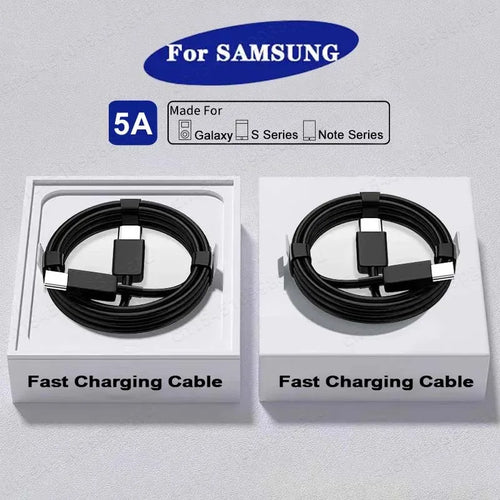 2PCS PD 45W USB C Cable For Samsung Galaxy S20 S21 S22 S23 Ultra Note
