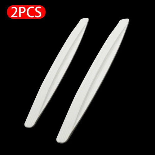 SEAMETAL 2Pcs Car Bumper Protector Strip Anti Scratch Car Edge Stick