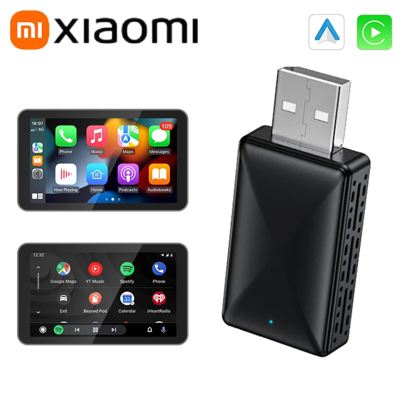 Xiaomi Android Auto Wireless Carplay Adapter 2in1 Wireless Play&Plug