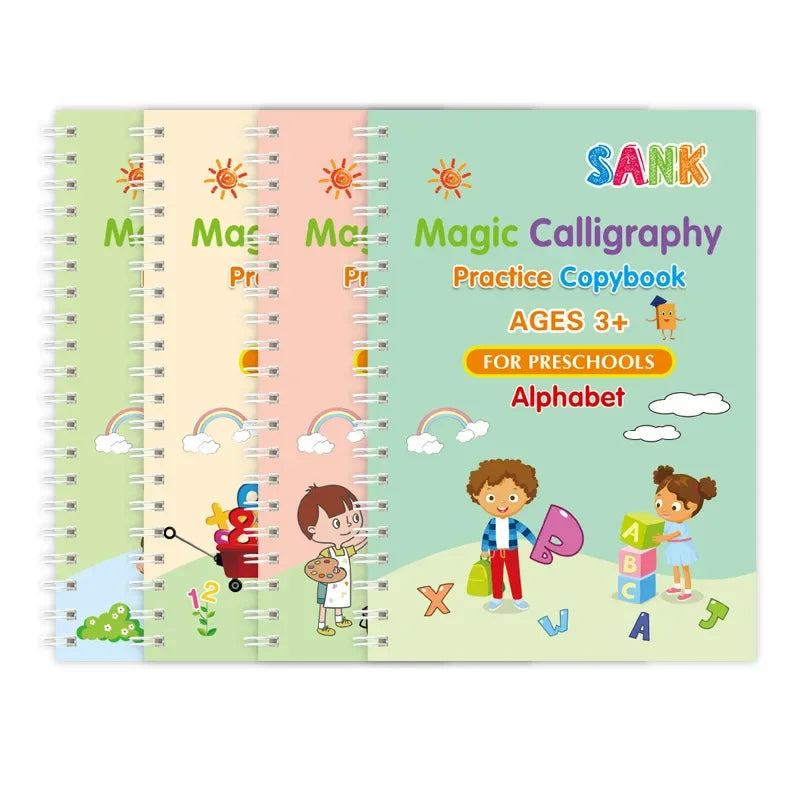 Reusable Copybook Drawing Toys for Children Montessori Pen Control