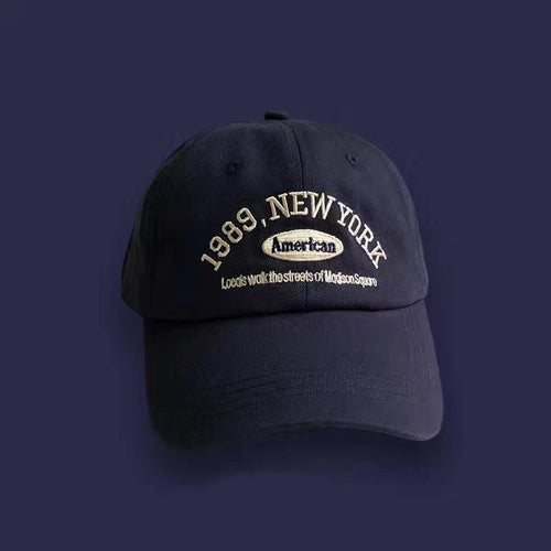 Korean Retro Baseball Hat Women's Autumn Winter Versatile Ins Street