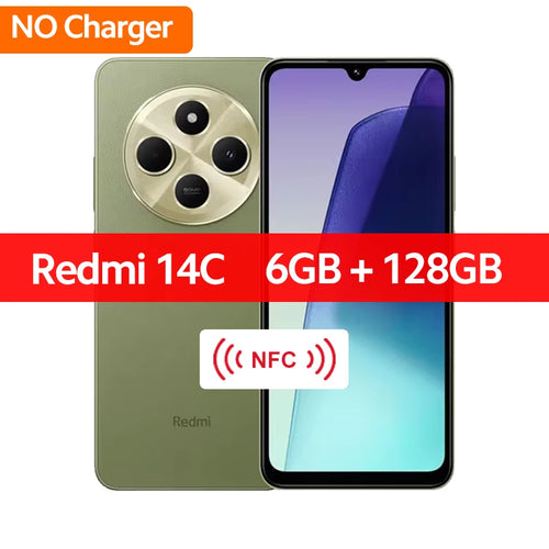 Global Version Xiaomi Redmi 14C Smartphone MediaTek Helio G81-Ultra