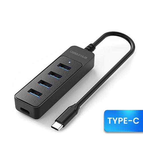 Elough 4 Ports USB HUB 3.0 High Speed Multi USB 3.0 Splitter Type c