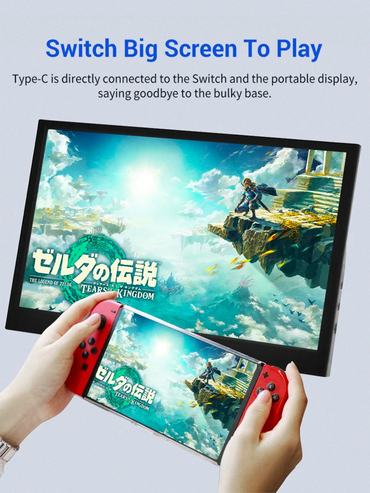 11.6 inch Portable monitor 1366X768 lcd display TFT gaming monitor for