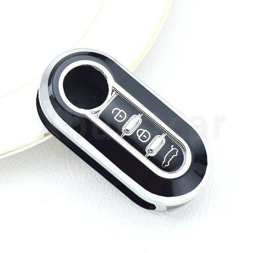 3 Buttons TPU Car Key Cover Case Remote Auto Folding Flip Key Case for