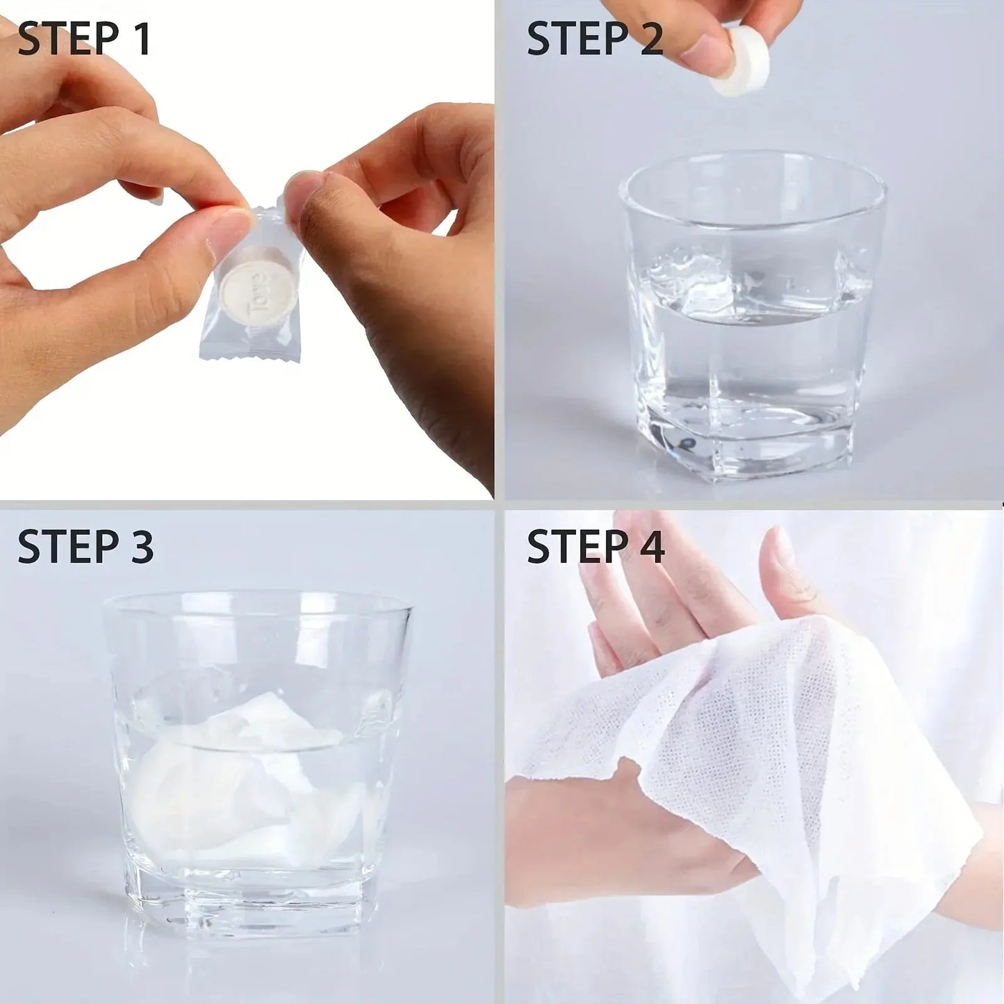 150pcs Portable Compressed Towel Disposable Face Cleaning Soft