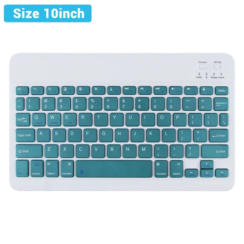9.7in Mini Wireless Bluetooth Mouse BT English Keyboard For iPad 10th