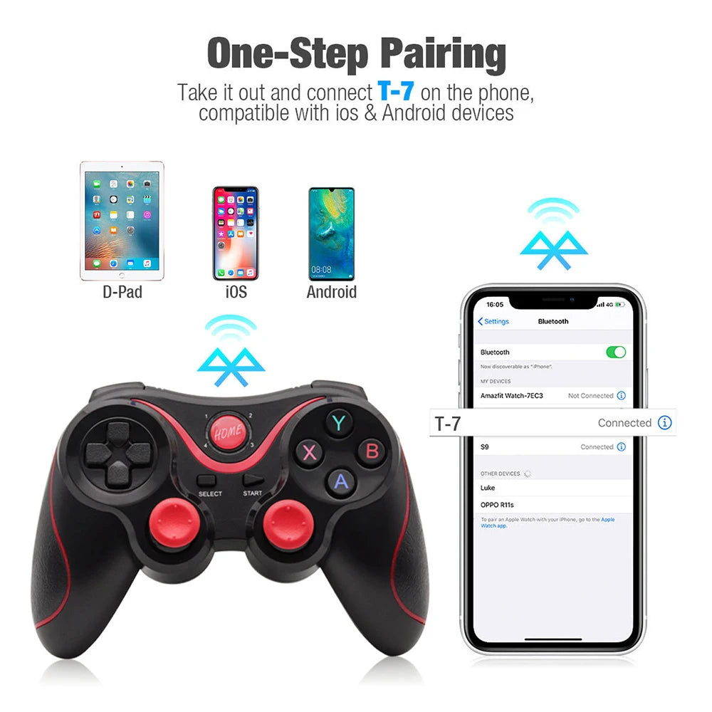 X3 Wireless Bluetooth Game Controller for PC Mobile Phone Android IOS