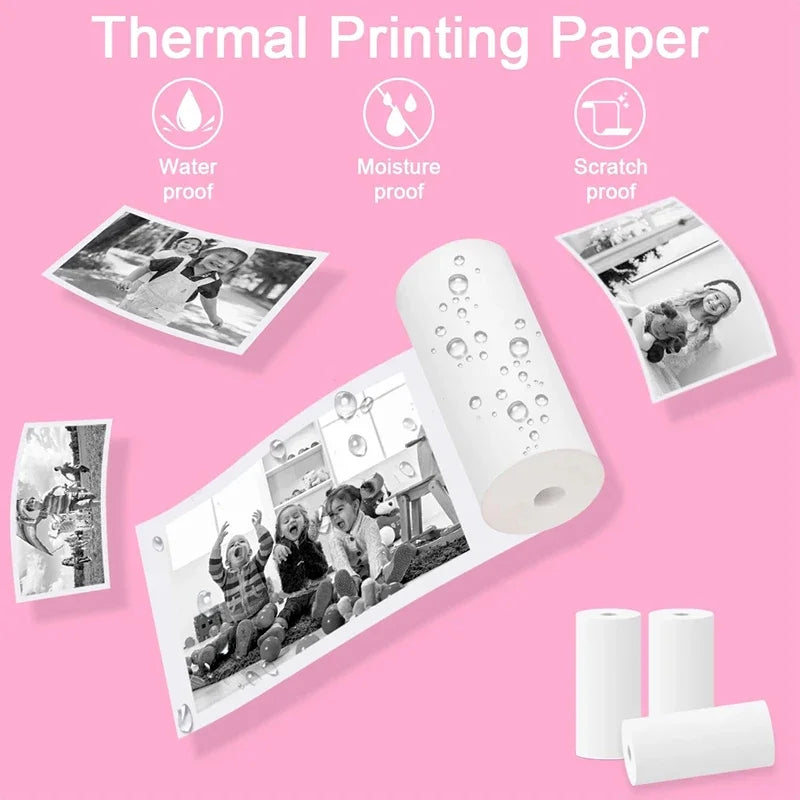 16 Rolls Thermal Paper 57x25 Mm Printing Label Roll for Mobile POS