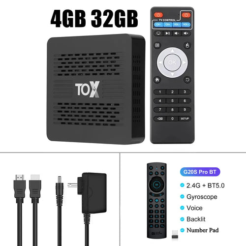 Woopker TV box TOX4 Android 13 4GB RAM 32GB ROM RK3528 Dual Band Wifi