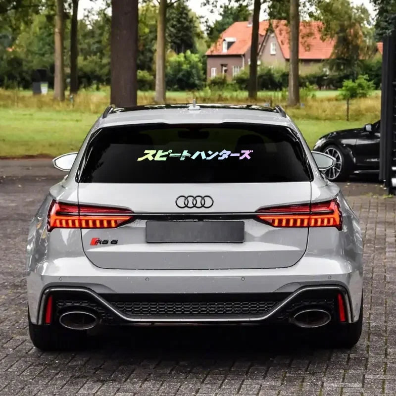 スピートハンターズ JDM Car Stickers for Auto Front Windshield Street Racing