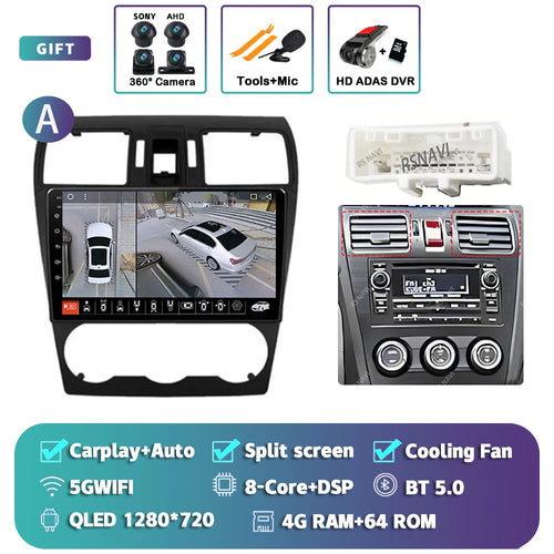 Android 14 Carplay Car Radio Multimedia Player For Subaru Forester 4