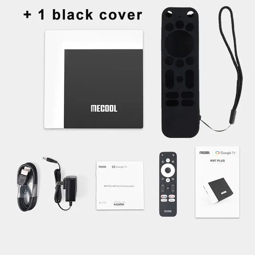 MECOOL Google TV Box KM7 PLUS 2GB DDR4 16GB Android 11 Google
