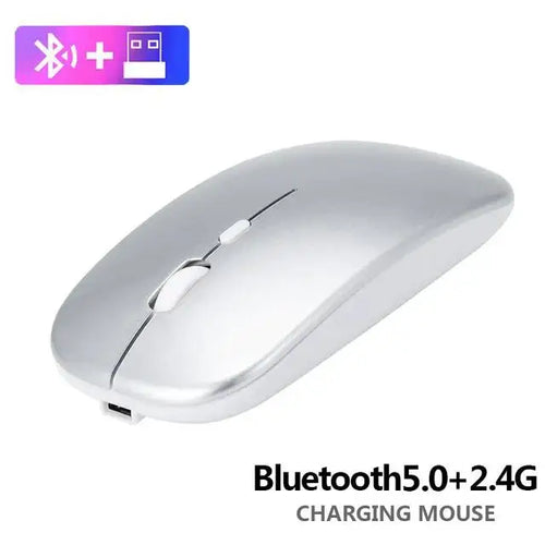 New Bluetooth Wireless Mouse USB Optical Rechargeable Mouse for