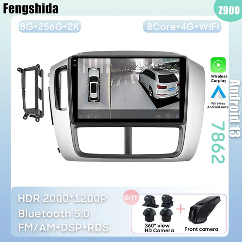 Car Video Player For Honda Pilot 1 2005 - 2008 WIFI Android Auto Car