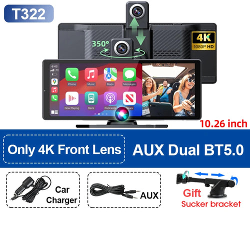 10.26'' Universal Portable Carplay Car Screen Wireless Carplay Screen