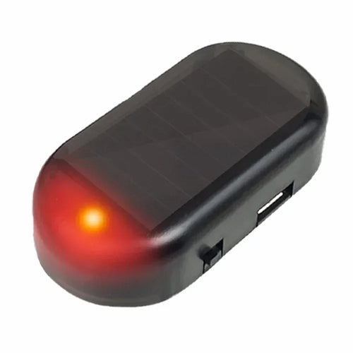 1Pcs Car Fake Security Light Solar Powered Simulated Dummy Alarm