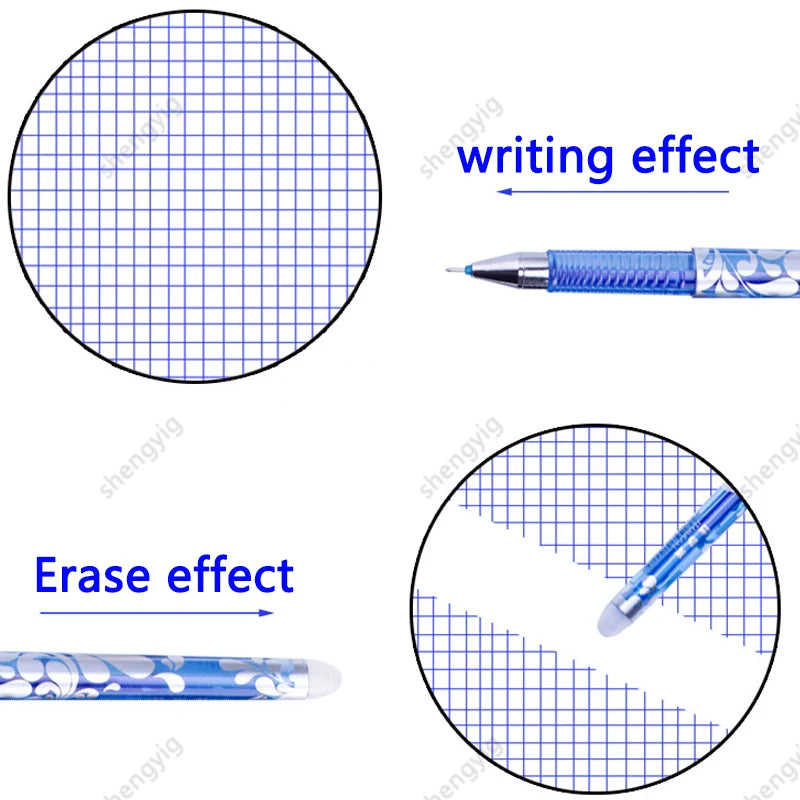 100 Pcs/set Kawaii Erasable Refill Erasable pens Gel Pen sketch