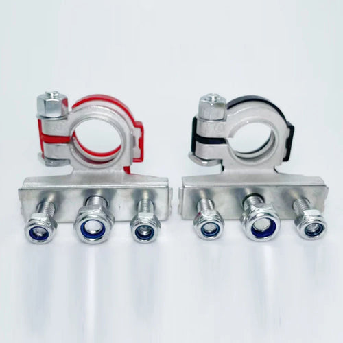 2Pcs Battery Terminal Connectors Positive Negative Car Battery