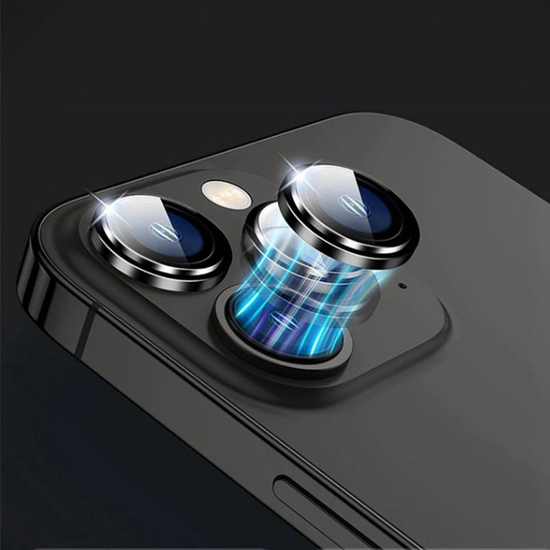 1 Set Metal Camera Protector for iPhone 15 16 Pro Max 14 Plus 13 Alloy