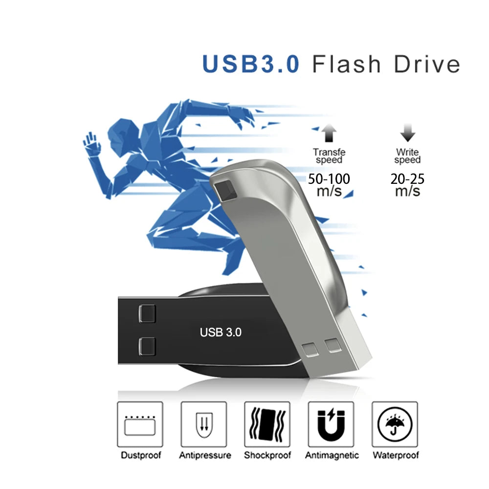 USB Flash Drive 128GB Hihg Speed Cle USB 3.0 Stick 32GB 16GB Pendrive