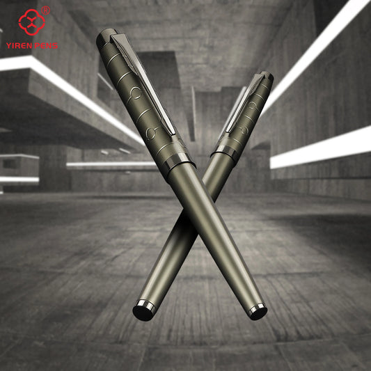 1 PC Fountain Pen, Professional Gunmetal Metal Pen, Stylish and