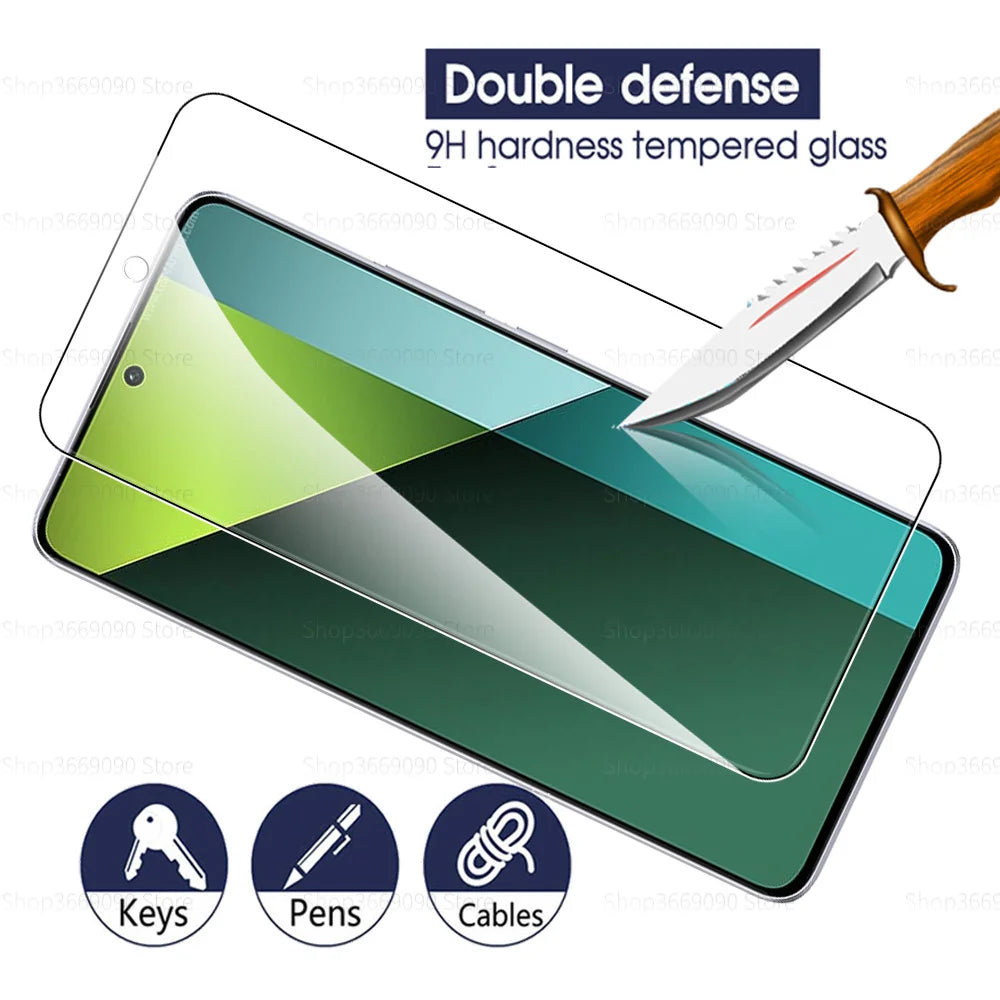 1-4Pcs Protective Glass For Xiaomi Redmi Note 13 Pro Screen Protector