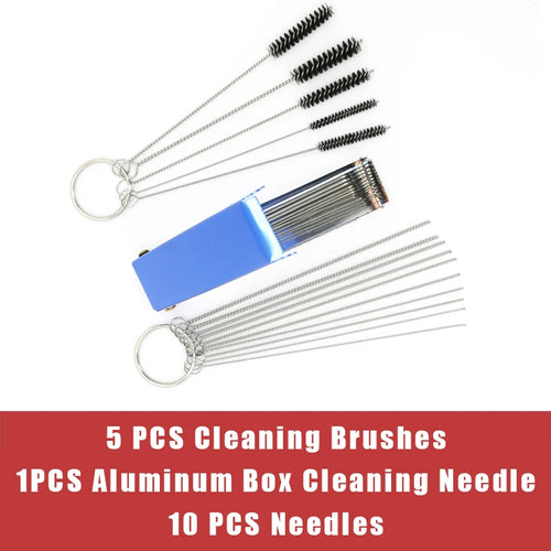 Carburetor Carbon Dirt Jet Remove Cleaning Needles Brushes Cleaner